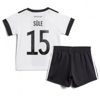 Tyskland Niklas Sule #15 Hjemmebanesæt Børn VM 2022 Kortærmet (+ Korte bukser)